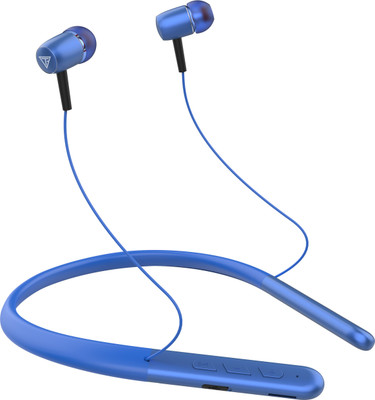 TECHFIRE Titanic Series - Low Price Bluetooth Neckband 20 HOUR PLAY TIME Bluetooth(Blue, In the Ear)