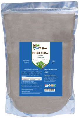 Ved Tattva Bhringraj Powder - 1 Kg Value Pack(1000 g)