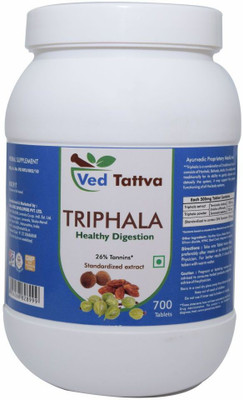 Ved Tattva Triphala 700 Tablets Value Pack(700 Tablets)