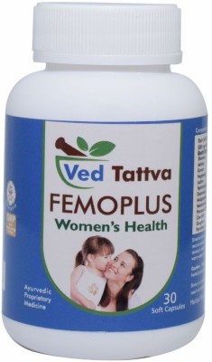 Ved Tattva Femo Plus 30 Capsules, Ayurvedic Herbal Formulation For Women'S Health