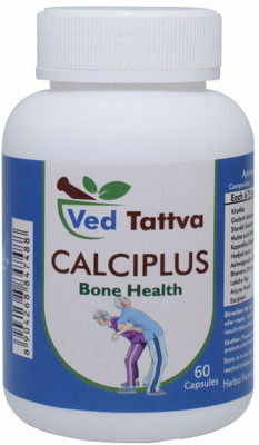 Ved Tattva Calci Plus 60 Capsules, Natural Supplement For Bone Health(60 Capsules)