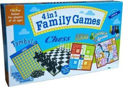 RTW COLLECTIONS 4 in 1 Family Board Games | Tambola, Chess, Ludo and Snakes & Ladders Educational Family Games | Fun & Strategy Games Party & Fun Games Board Game Party & Fun Games Board Game Board Game Accessories RTW COLLECTIONS 4 in 1 Family Board Games | Tambola, Chess, Ludo and Snakes & Ladders Educational Family Games | Fun & Strategy Games Party & Fun Games Board Game Party & Fun Games Board Game Board Game Accessories