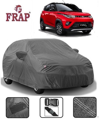 Frap Car Cover For Mahindra KUV100 (With Mirror Pockets)(Grey)
