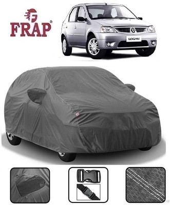 Frap Car Cover For Mahindra Logan (With Mirror Pockets)(Grey)