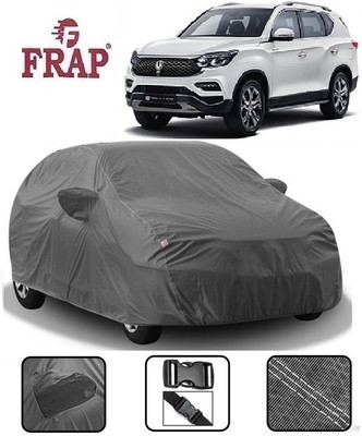 Frap Car Cover For Mahindra SsangYong Rexton (With Mirror Pockets)(Grey)