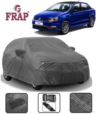 Frap Car Cover For Volkswagen Ameo (With Mirror Pockets)(Grey)