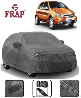 Frap Car Cover For Tata Indica (With Mirror Pockets)(Grey)