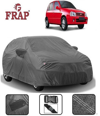 Frap Car Cover For Maruti Suzuki Zen (With Mirror Pockets)(Grey)