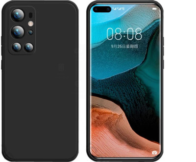 MobiTussion Back Cover for Oneplus 9 Pro(Black, Flexible, Silicon)
