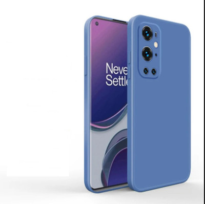 MobiTussion Back Cover for Oneplus 9 Pro(Blue, Flexible, Silicon)
