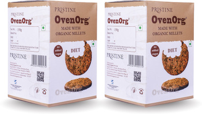PRISTINE Fields of Gold Organic Mixed Millet Biscuits Diet Multi Grain Biscuit(2 x 150 g)