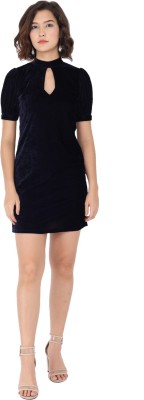 TREND ARREST Women Bodycon Blue Dress