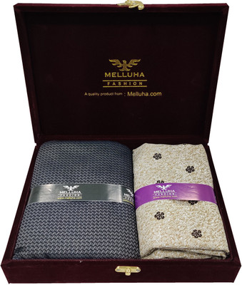 Melluha Fashion Cotton Blend Floral Print Shirt & Trouser Fabric