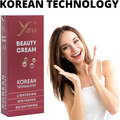 Yana BEAUTY CREAM KOREAN TECHNOLOGY || FACE WOW CREAM FOR OILY SKIN & DRY SKIN WOW || FACE CREAM IN SKIN BRIGHTENING CREAM GEL || FAIRNESS FACE CREAM FOR MEN AND WOMEN FOR SUMMER WINTER(30 g)