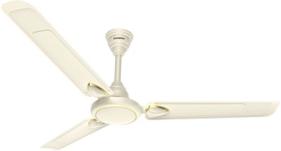 CROMPTON Hill Briz Deco 1200 mm 3 Blade Ceiling Fan(Ivory Gold, Pack of 1)