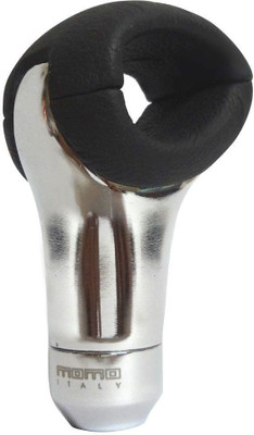 Miwings LATHER & IRON Gear Knob(Black, Silver)