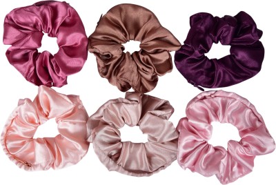 NNR SATIN SILK ZIPPER SCRUNCHIES-29_6 Rubber Band(Multicolor)