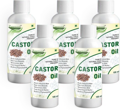 Rawmest Castor Oil Organic for Hair Growth, Skin care, Nails, Eye Lashes & Eye Brows Oil Hair Oil(500 ml)