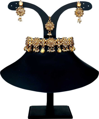 CATALYST Brass Gold-plated Gold Jewellery Set(Pack of 1)