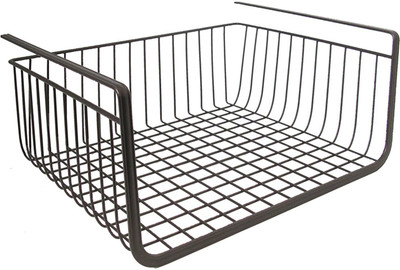 HOUSE OF QUIRK Under Shelf Basket Wire Rack Easily Slides Under Shelves...