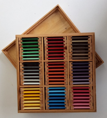 Jnanamudra Montessori-Sensorial-COLOUR BOX 3 TERRITIARY COLOURS(Multicolor)