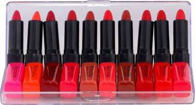 RONZILLE Matte Mini Nano 10 pcs Lipstick Set (22 g)(Multi-Fonccy, 22 g)