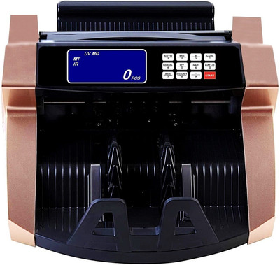 Drop2Kart Bill Counter - Automatic AccuCount, HeavyDuty Motor, Counts All Indian Currency, UV/MG CMOS Sensors with LED External Display Note Counting Machine(Counting Speed - 1000 notes/min)