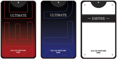 Rankson Ultimate Red, Ultimate Blue & Empire White Pocket Perfume Pack Of 3 - 20ml each (3x20ml) Perfume  -  60 ml(For Men & Women)