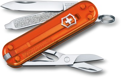 Victorinox Classic SD Style Icon Swiss Knife 7 Multi-utility Knife(Orange)