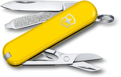 Victorinox Classic SD Sunny Side Swiss Army Knife 7 Multi-utility Knife(Yellow)