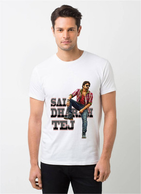 HamsaMART.com Graphic Print Men Round Neck White T-Shirt