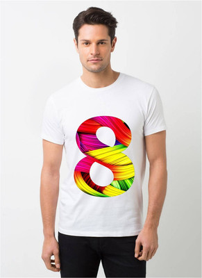 HamsaMART.com Graphic Print Men Round Neck White T-Shirt
