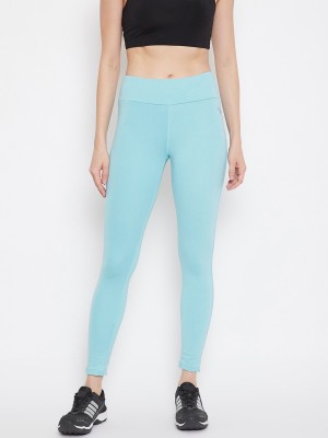 Big Bear Solid Women Light Blue Tights