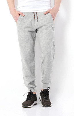 VAN HEUSEN Athleisure Men Grey Solid Smart Tech Easy Stain Release Joggers Solid Men Green Track Pants