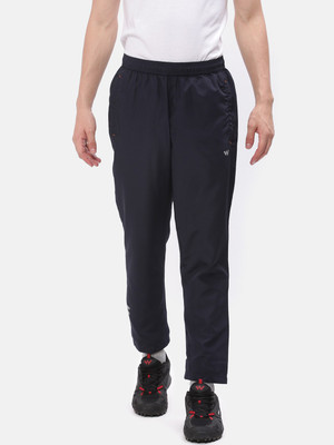 Wildcraft Solid Men Blue Track Pants