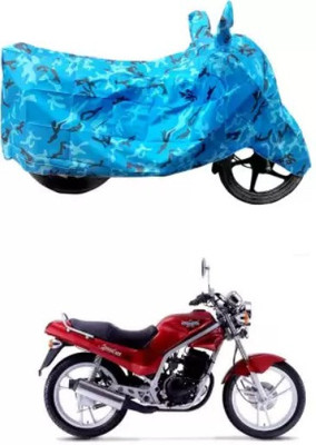 THE REAL ARV Two Wheeler Cover for Kinetic(GF 125, Blue)
