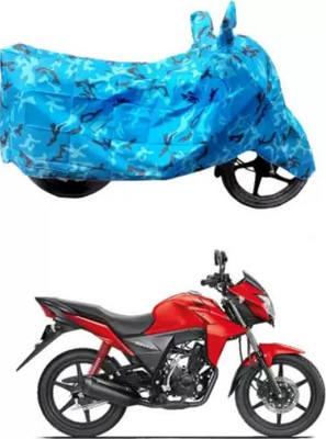 THE REAL ARV Two Wheeler Cover for Honda(CB Twister, Blue)