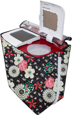 AAVYA UNIQUE FASHION Semi-Automatic Washing Machine  Cover(Width: 82.55 cm, Multicolor,7KG)