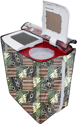 AAVYA UNIQUE FASHION Semi-Automatic Washing Machine  Cover(Width: 82.55 cm, Multicolor,7KG)