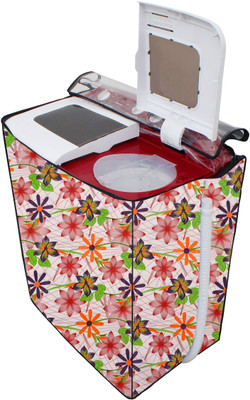 AAVYA UNIQUE FASHION Semi-Automatic Washing Machine  Cover(Width: 82.55 cm, Multicolor,7KG)