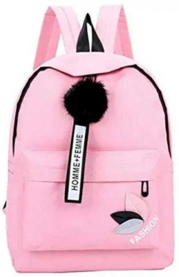 Boldpick Women Backpack Latest School Bag for Girls 20 L Backpack(Pink)