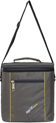 Aliva LBE-02 Waterproof Lunch Bag(Grey, 6 L)