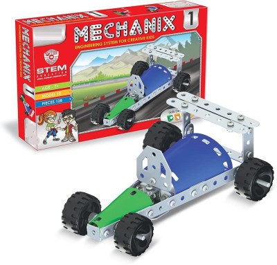 PEZYOX Mechanix Metal - 1,Construction toy,Building blocks,for 6+ yrs boys and girls(Multicolor)