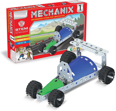 PEZYOX Mechanix Metal - 1,Construction toy,Building blocks,for 6+ yrs boys and girls(Multicolor)