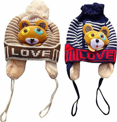 manokamna store Beanie Cap(Pack of 2)