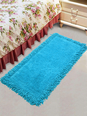 Flipkart SmartBuy Light Blue Cotton Runner(1 ft,  X 4 ft, Rectangle)