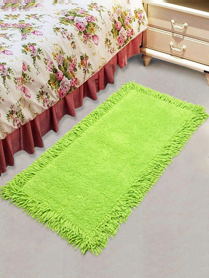 Flipkart SmartBuy Green Cotton Runner(1 ft,  X 4 ft, Rectangle)