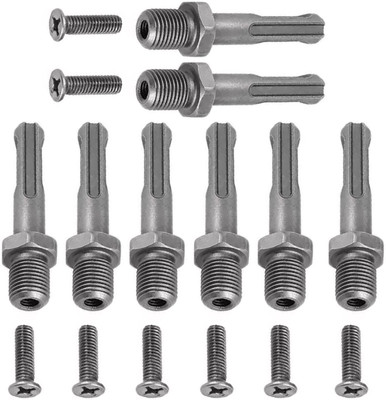 Zorlu SDS Plus to 1/2-Inch Thread Drill Chuck Adapter Round Shank for Impact Driver Pack of 8 Zorlu 01 SDS Plus to 1/2-Inch Thread Drill Chuck Adapter Round Shank for Impact Driver Pack of 8 Zorlu SDS Plus to 1/2-Inch Thread Drill Chuck Adapter Round Shank for Impact Driver Pack of 8 Zorlu 01 SDS Plus to 1/2-Inch Thread Drill Chuck Adapter Round Shank for Impact Driver Pack of 8