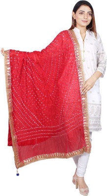 MANGAL MURTI CREATION Art Silk Embellished Women Dupatta