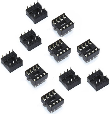 Ovicart Pin Dip Ic Socket-Base-Connector Pack of 10 Electronic Components Electronic Hobby Kit